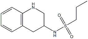 N-(1,2,3,4-tetrahydroquinolin-3-yl)propane-1-sulfonamide Struktur