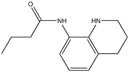 N-(1,2,3,4-tetrahydroquinolin-8-yl)butanamide Struktur