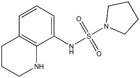 N-(1,2,3,4-tetrahydroquinolin-8-yl)pyrrolidine-1-sulfonamide Struktur