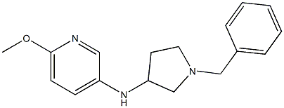 N-(1-benzylpyrrolidin-3-yl)-6-methoxypyridin-3-amine Struktur