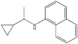 N-(1-cyclopropylethyl)naphthalen-1-amine Struktur