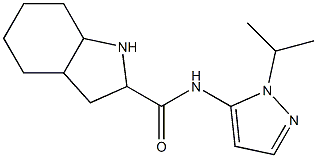 N-(1-isopropyl-1H-pyrazol-5-yl)octahydro-1H-indole-2-carboxamide Struktur