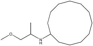 N-(1-methoxypropan-2-yl)cyclododecanamine Struktur