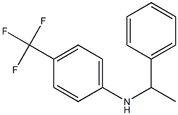 N-(1-phenylethyl)-4-(trifluoromethyl)aniline Struktur