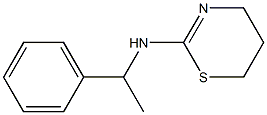 N-(1-phenylethyl)-5,6-dihydro-4H-1,3-thiazin-2-amine Struktur