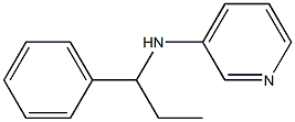 N-(1-phenylpropyl)pyridin-3-amine Struktur