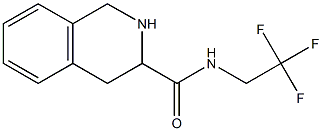 N-(2,2,2-trifluoroethyl)-1,2,3,4-tetrahydroisoquinoline-3-carboxamide Struktur