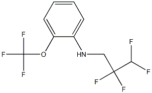 N-(2,2,3,3-tetrafluoropropyl)-2-(trifluoromethoxy)aniline Struktur