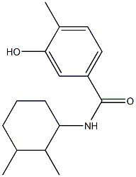 N-(2,3-dimethylcyclohexyl)-3-hydroxy-4-methylbenzamide Struktur