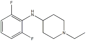 N-(2,6-difluorophenyl)-1-ethylpiperidin-4-amine Struktur