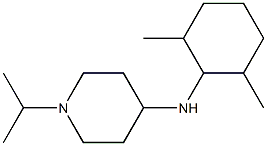 N-(2,6-dimethylcyclohexyl)-1-(propan-2-yl)piperidin-4-amine Struktur