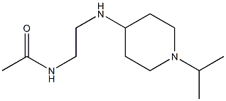 N-(2-{[1-(propan-2-yl)piperidin-4-yl]amino}ethyl)acetamide Struktur