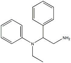 N-(2-amino-1-phenylethyl)-N-ethylaniline Struktur