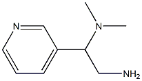 N-(2-amino-1-pyridin-3-ylethyl)-N,N-dimethylamine Struktur