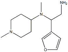 N-(2-amino-1-tetrahydrofuran-3-ylethyl)-N-methyl-N-(1-methylpiperidin-4-yl)amine Struktur