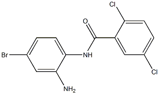 N-(2-amino-4-bromophenyl)-2,5-dichlorobenzamide Struktur