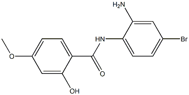 N-(2-amino-4-bromophenyl)-2-hydroxy-4-methoxybenzamide Struktur