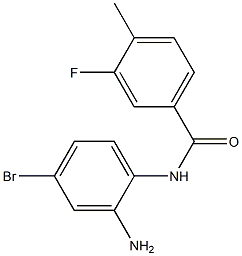 N-(2-amino-4-bromophenyl)-3-fluoro-4-methylbenzamide Struktur