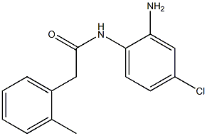 N-(2-amino-4-chlorophenyl)-2-(2-methylphenyl)acetamide Struktur