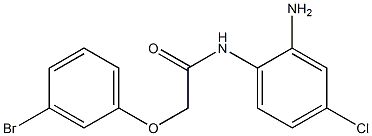 N-(2-amino-4-chlorophenyl)-2-(3-bromophenoxy)acetamide Struktur