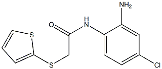 N-(2-amino-4-chlorophenyl)-2-(thiophen-2-ylsulfanyl)acetamide Struktur