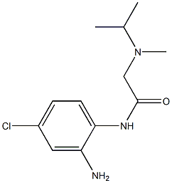 N-(2-amino-4-chlorophenyl)-2-[isopropyl(methyl)amino]acetamide Struktur