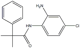 N-(2-amino-4-chlorophenyl)-2-methyl-2-phenylpropanamide Struktur