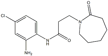 N-(2-amino-4-chlorophenyl)-3-(2-oxoazepan-1-yl)propanamide Struktur