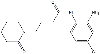 N-(2-amino-4-chlorophenyl)-4-(2-oxopiperidin-1-yl)butanamide Struktur