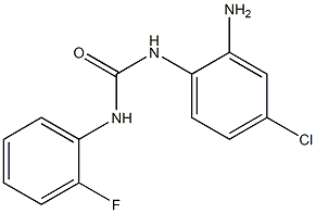 N-(2-amino-4-chlorophenyl)-N'-(2-fluorophenyl)urea Struktur