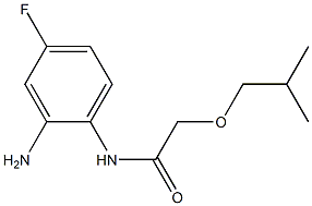 N-(2-amino-4-fluorophenyl)-2-(2-methylpropoxy)acetamide Struktur