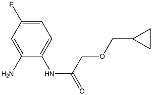 N-(2-amino-4-fluorophenyl)-2-(cyclopropylmethoxy)acetamide Struktur