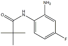 N-(2-amino-4-fluorophenyl)-2,2-dimethylpropanamide Struktur