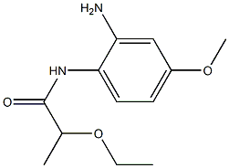 N-(2-amino-4-methoxyphenyl)-2-ethoxypropanamide Struktur