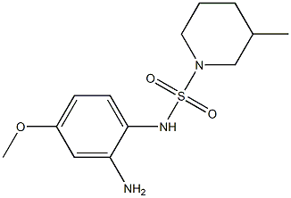 N-(2-amino-4-methoxyphenyl)-3-methylpiperidine-1-sulfonamide Struktur