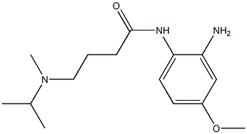 N-(2-amino-4-methoxyphenyl)-4-[isopropyl(methyl)amino]butanamide Struktur