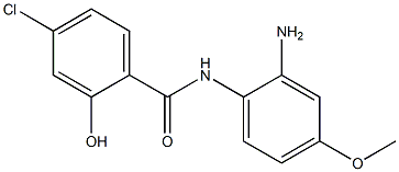 N-(2-amino-4-methoxyphenyl)-4-chloro-2-hydroxybenzamide Struktur