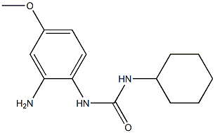 N-(2-amino-4-methoxyphenyl)-N'-cyclohexylurea Struktur