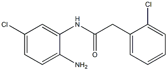 N-(2-amino-5-chlorophenyl)-2-(2-chlorophenyl)acetamide Struktur