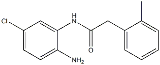 N-(2-amino-5-chlorophenyl)-2-(2-methylphenyl)acetamide Struktur