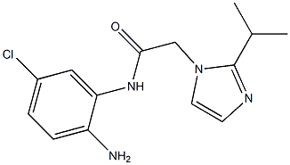 N-(2-amino-5-chlorophenyl)-2-[2-(propan-2-yl)-1H-imidazol-1-yl]acetamide Struktur