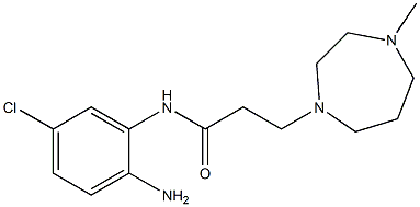 N-(2-amino-5-chlorophenyl)-3-(4-methyl-1,4-diazepan-1-yl)propanamide Struktur