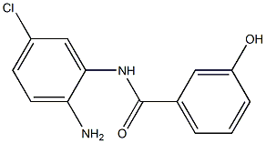 N-(2-amino-5-chlorophenyl)-3-hydroxybenzamide Struktur