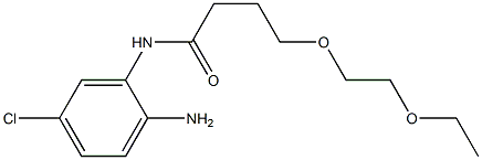 N-(2-amino-5-chlorophenyl)-4-(2-ethoxyethoxy)butanamide Struktur