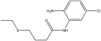 N-(2-amino-5-chlorophenyl)-4-(ethylsulfanyl)butanamide Struktur