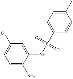 N-(2-amino-5-chlorophenyl)-4-methylbenzenesulfonamide Struktur