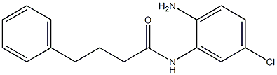 N-(2-amino-5-chlorophenyl)-4-phenylbutanamide Struktur