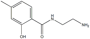 N-(2-aminoethyl)-2-hydroxy-4-methylbenzamide Struktur