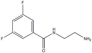 N-(2-aminoethyl)-3,5-difluorobenzamide Struktur