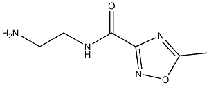 N-(2-aminoethyl)-5-methyl-1,2,4-oxadiazole-3-carboxamide Struktur